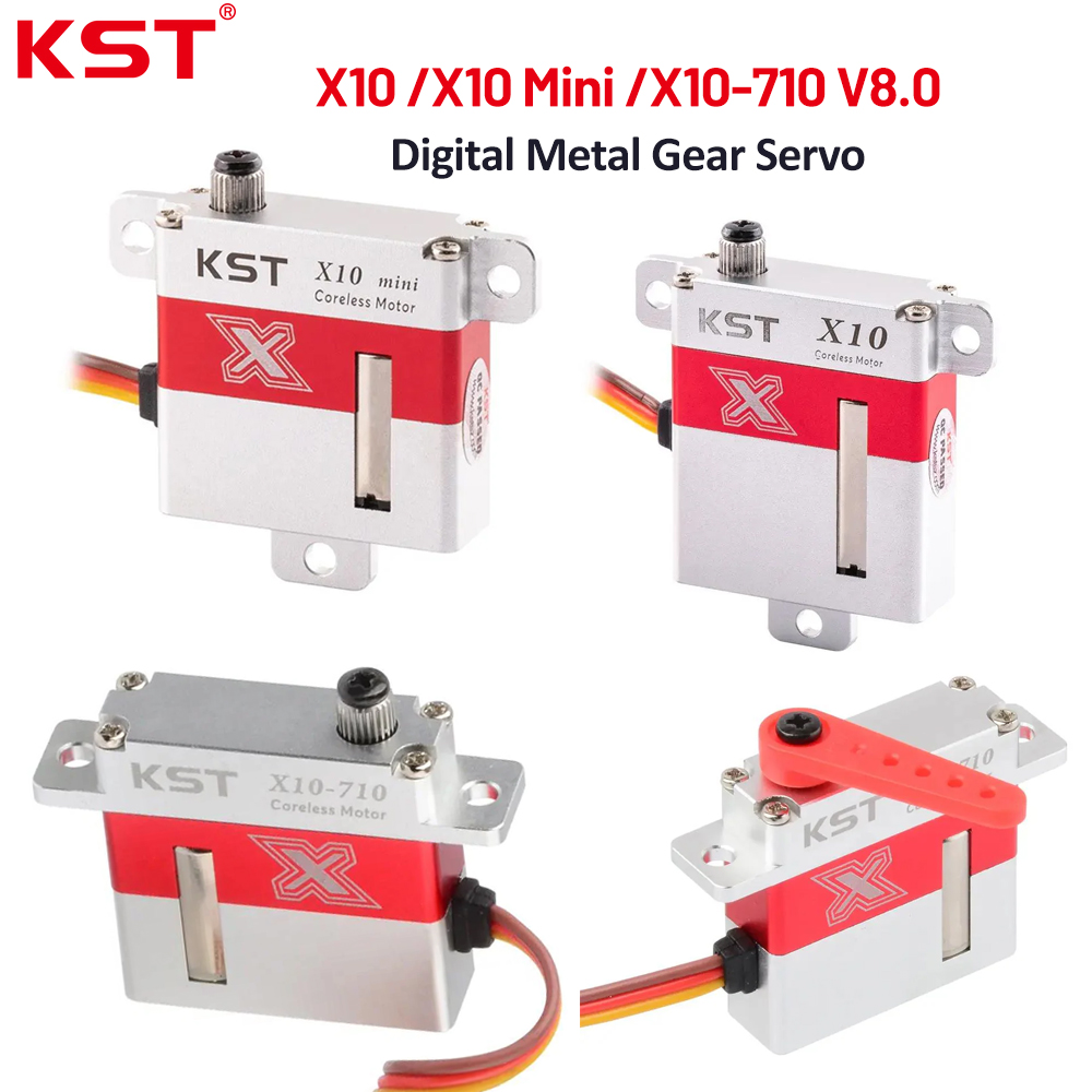 Rc Helicopter Mini - KST X10/X10 Mini/ X10-710 V8.0 デジタルメタルギアサーボ