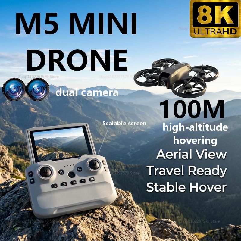 Rc Helicopter Gyro - 2026年新型M5ミニドローン 8K HDカメラ 障害物回避 GPS空撮 オプティカルフロー