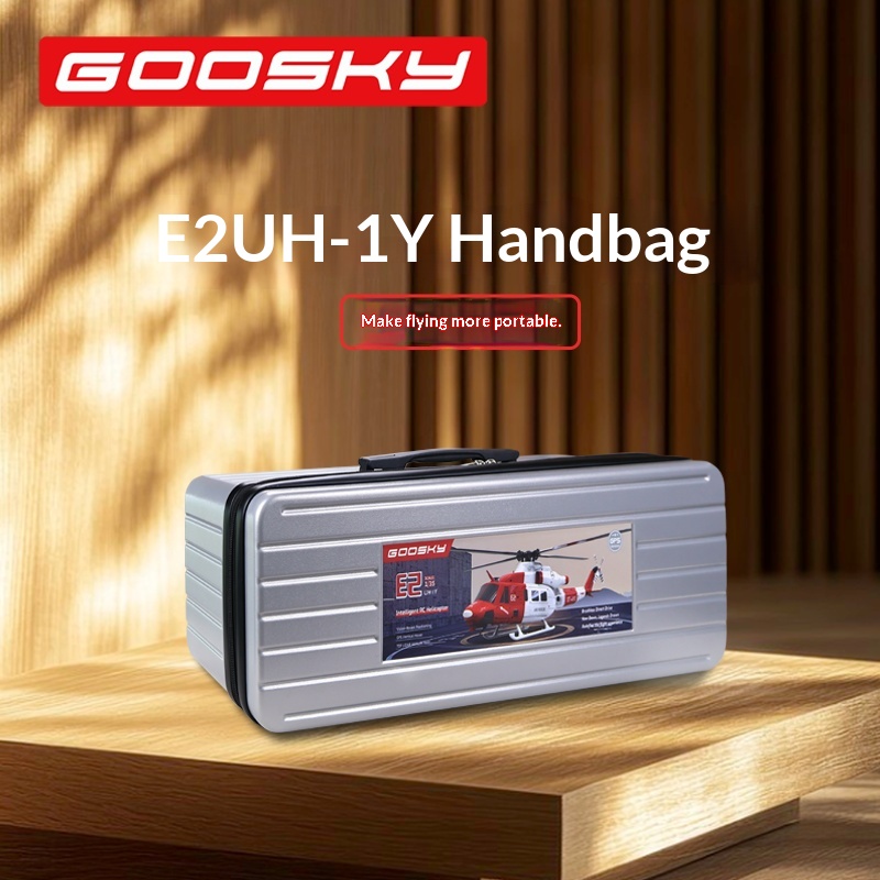 Rc Helicopter Bag - Goosky E2 リアルマシンのようなアウトドアボックス、落下防止ABSポータブルキャリングケース Gt050070