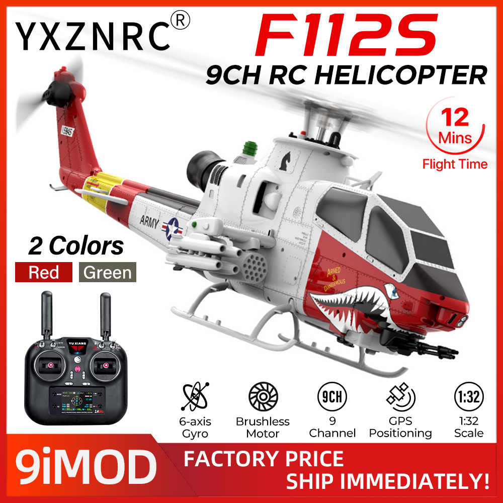 Rc Helicopter Gyro - YUXIANG RCヘリコプター F112S 9CH 飛行機 1/32