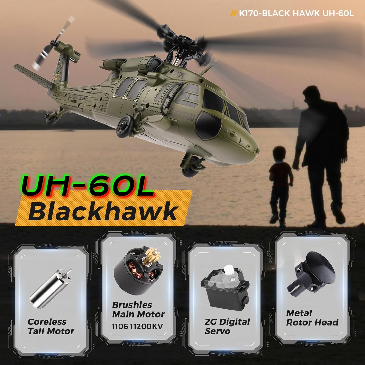 WLtoys K170 ブラシレス 4-CH RC ヘリコプ - Rc Helicopter Gyro のレビューと価格