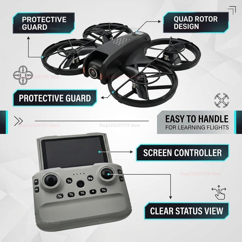 2026年新型M5ミニドローン 8K HDカメラ 障害物回避 - Rc Helicopter Gyro のレビューと価格