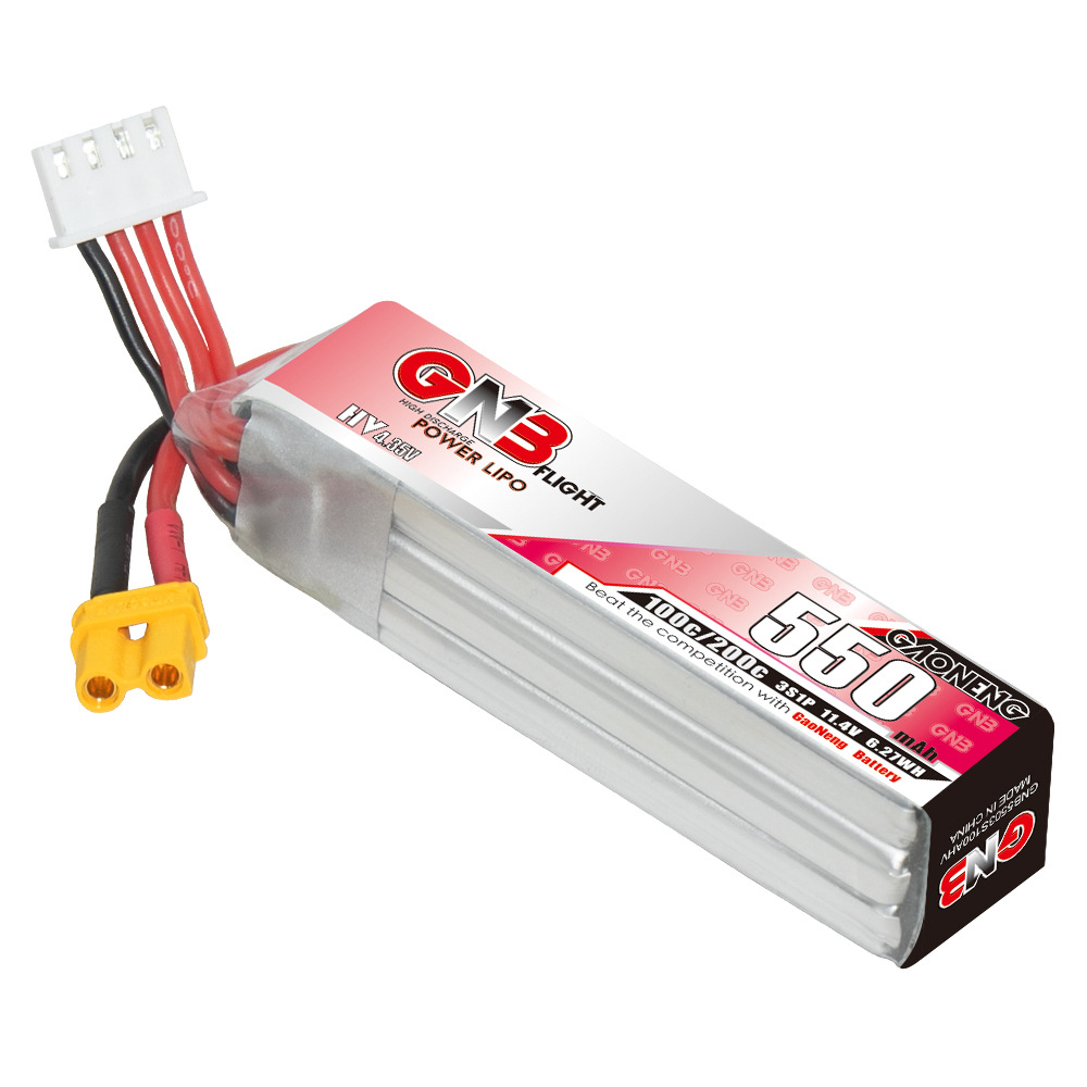 GNB HV 11.4V 550mAh 100C/200C  - Rc Helicopter Parts のレビューと価格