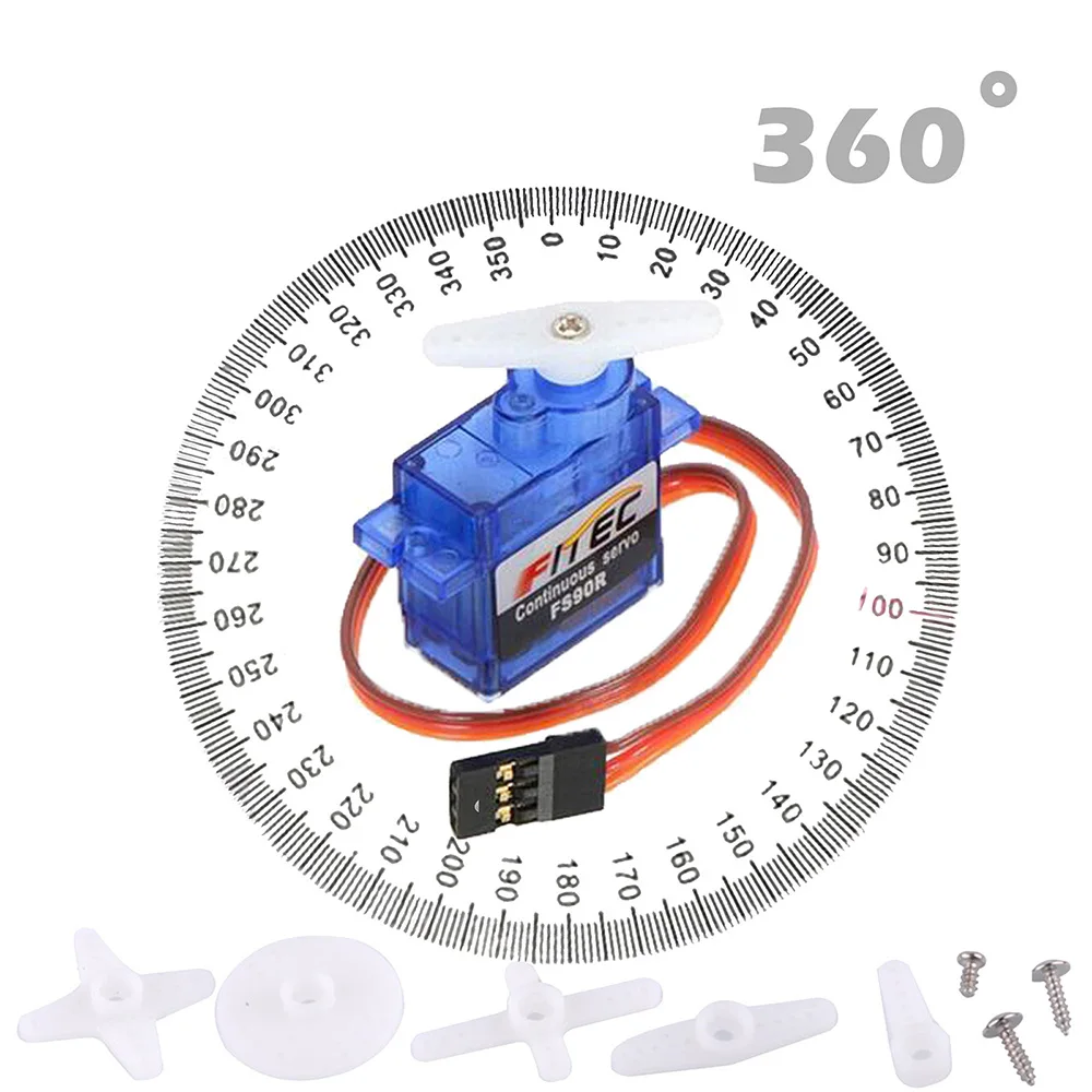Feetech ミニ FS90R マイクロサーボ 360 度 - Rc Helicopter Parts のレビューと価格