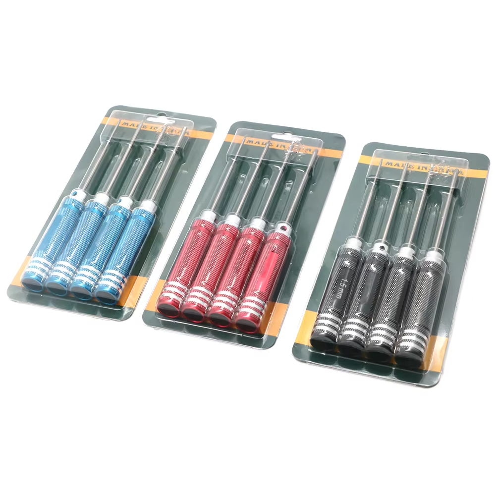 4本組六角ドライバーセット チタンメッキ硬化 1.5 2.0 - Rc Helicopter Tool Kit のレビューと価格