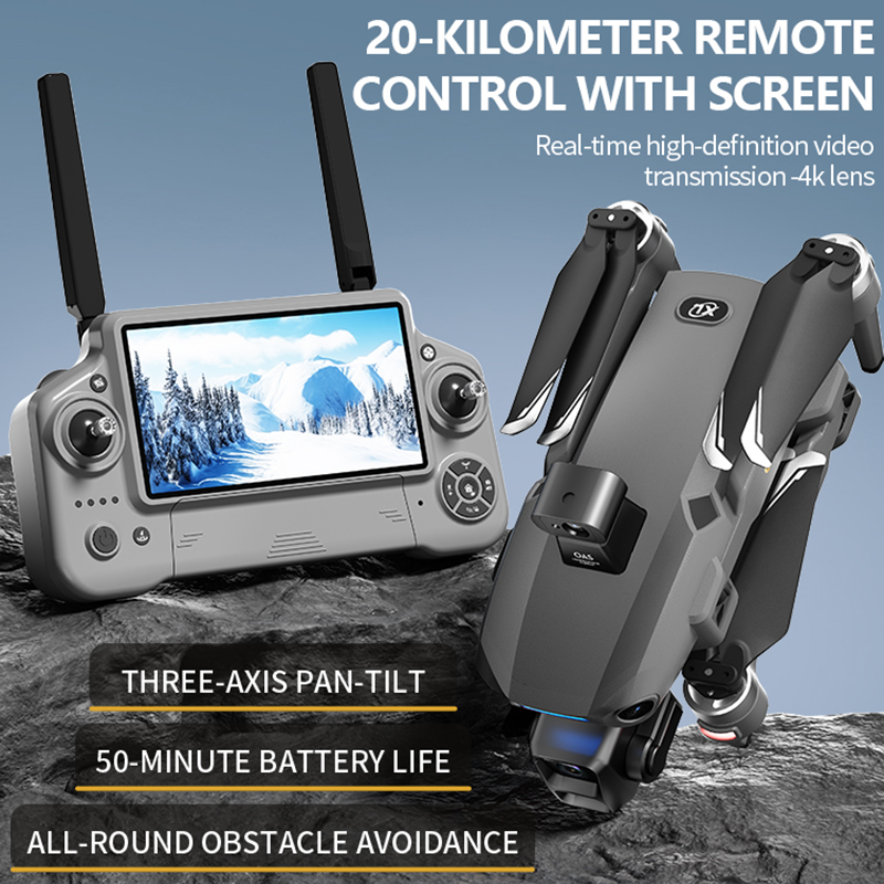 2026年新型8Kデュアルカメラドローン、5.5インチ大型ス - Rc Helicopter Electric のレビューと価格