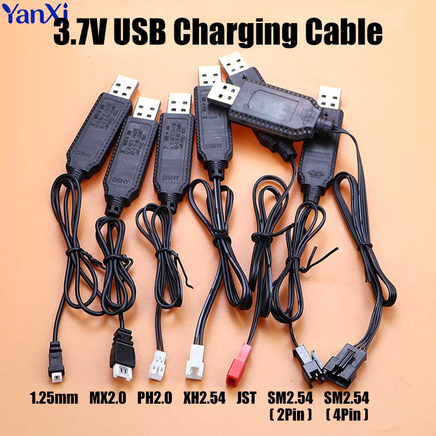 USB 充電ケーブル 3.7V リチウム電池充電ワイヤー M - Rc Helicopter Charger のレビューと価格