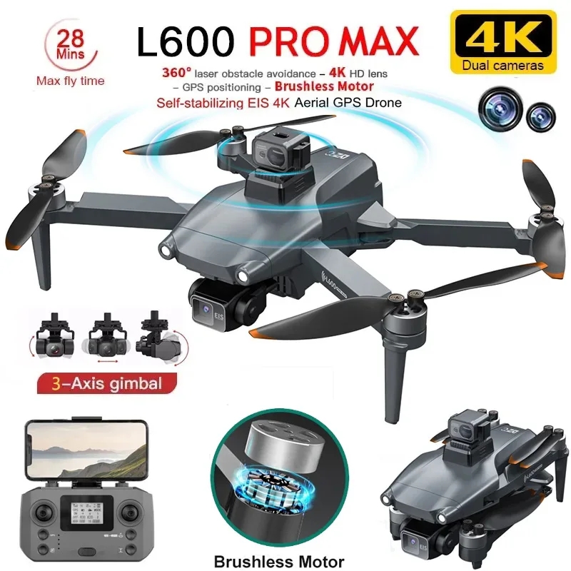 L600 プロマックス GPS ドローンプロフェッショナル  - Rc Helicopter Electric のレビューと価格