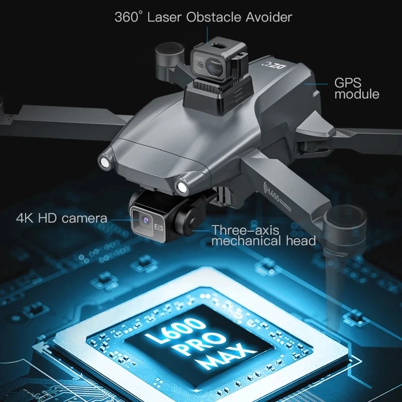 L600 プロマックス GPS ドローンプロフェッショナル  - Rc Helicopter Electric のレビューと価格