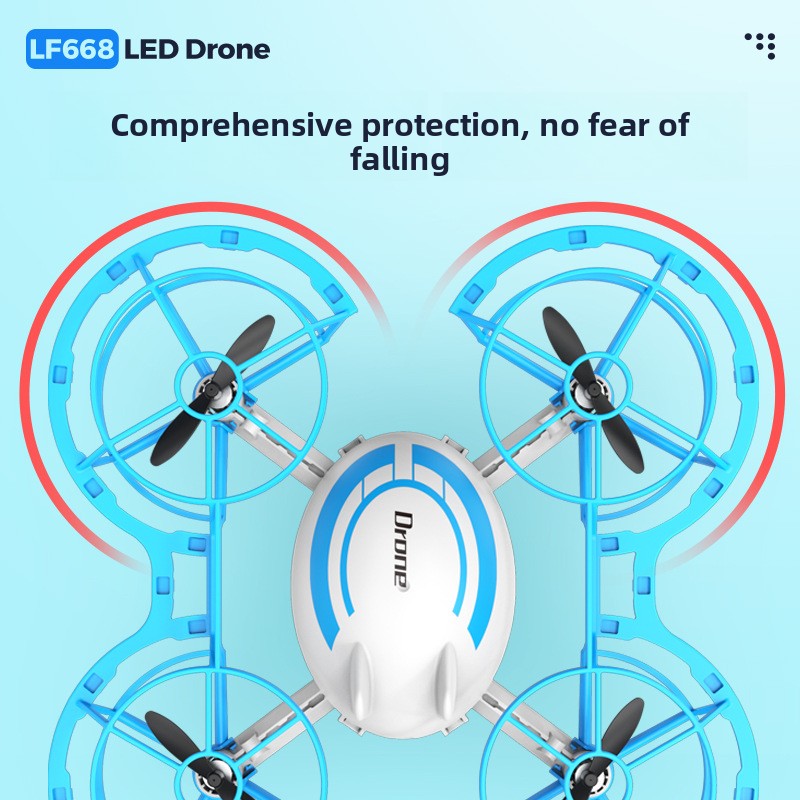 LEDライト付きミニRCドローン、4軸クアッドコプターおもち - Rc Helicopter Electric のレビューと価格