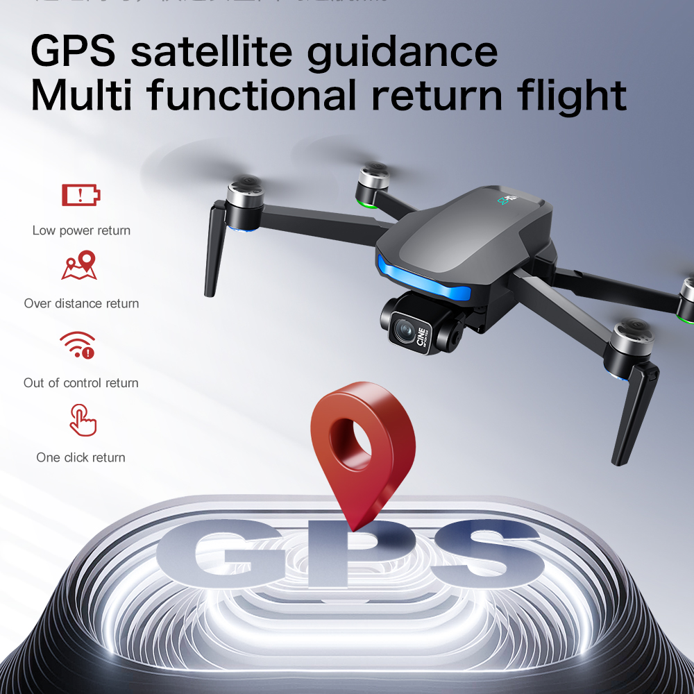新型S-X1 MAXドローン GPS 8Kプロフェッショナル - Rc Helicopter Electric のレビューと価格