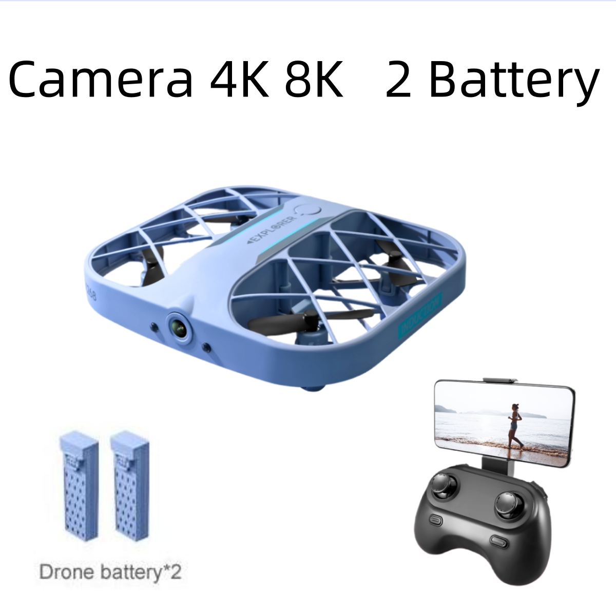 JJRC H107 FPV RCドローン（バッテリー2個付き - Rc Helicopter Case のレビューと価格